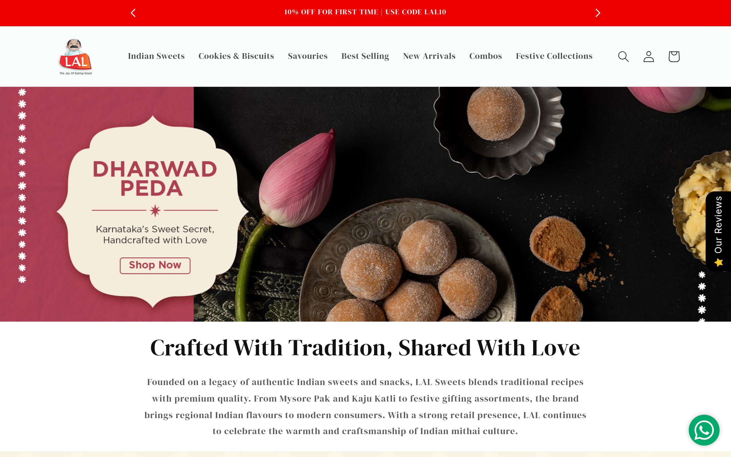 Lal Sweets Ecom Website