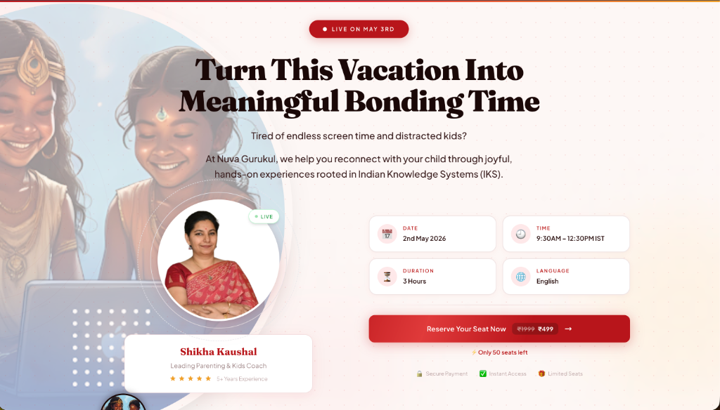 Nuva Gurukul: Parenting Platform